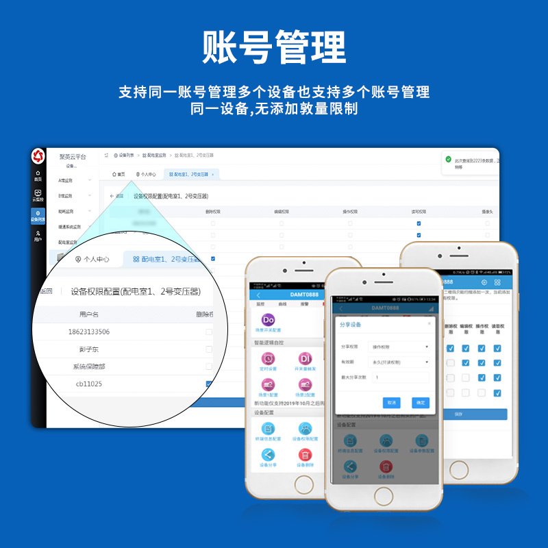 智慧水產養殖監控系統賬號管理 智慧水產養殖監控系統賬號管理