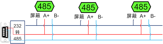 8路按鍵板接線方式 8路按鍵板接線方式