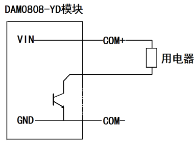 DAM-1600DO-YD 工業(yè)級(jí)IO模塊接線圖