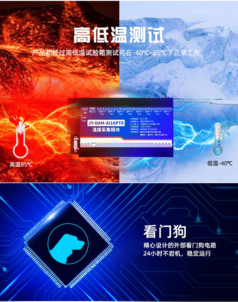 DAM-1AI16PT8 溫度采集模塊特點(diǎn) DAM-1AI16PT8 溫度采集模塊特點(diǎn)