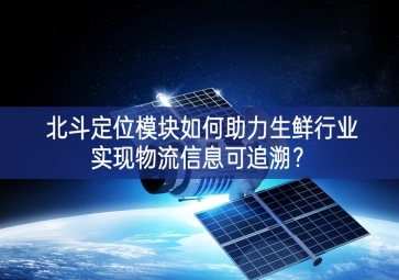 北斗定位模塊如何助力生鮮行業(yè)實現(xiàn)物流信息可追溯？