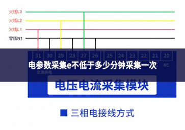 電參數采集e不低于多少分鐘采集一次